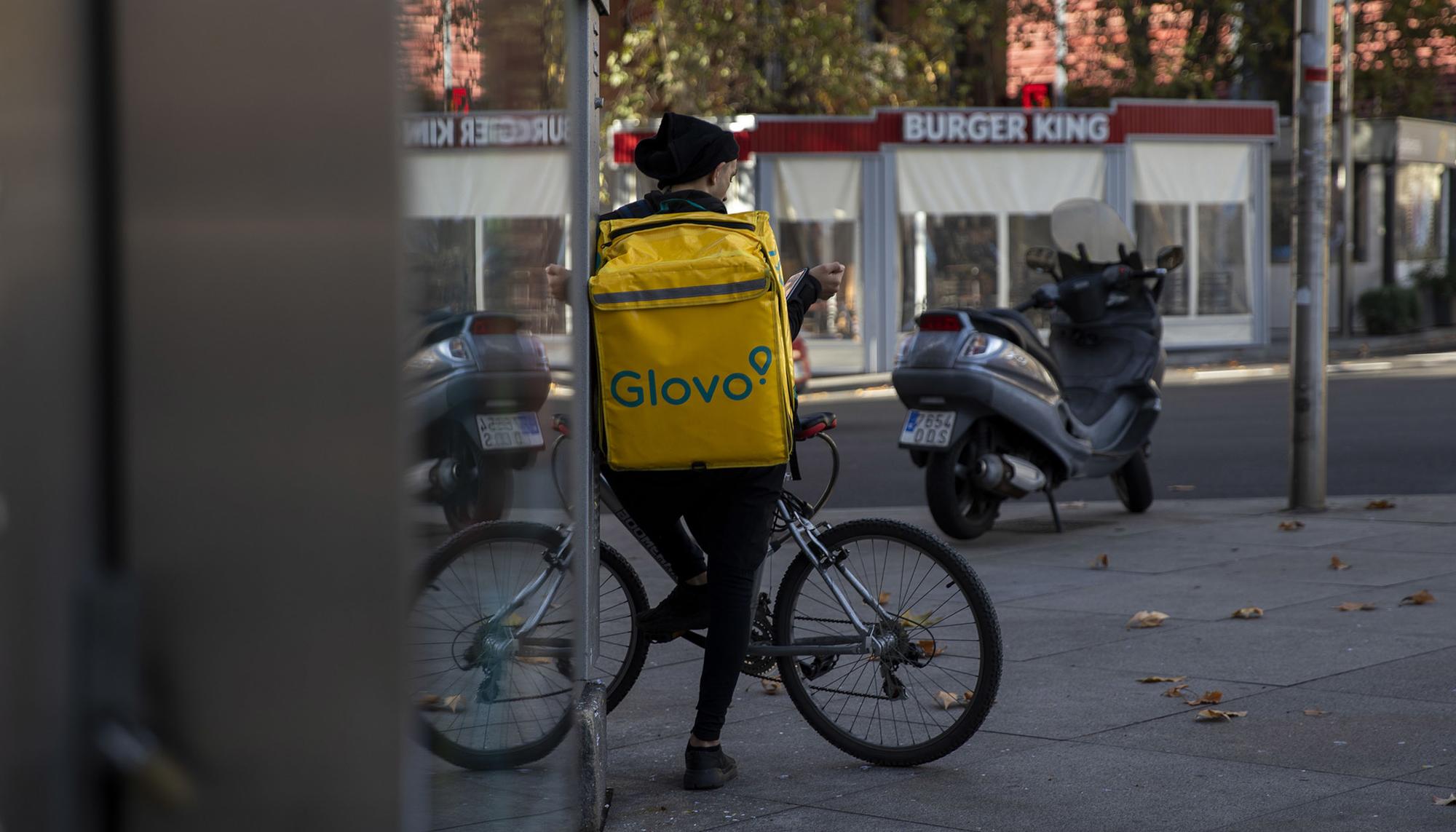 Repartidor de Glovo en Madrid 2